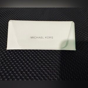 Michael Kors White Eyeglass Case